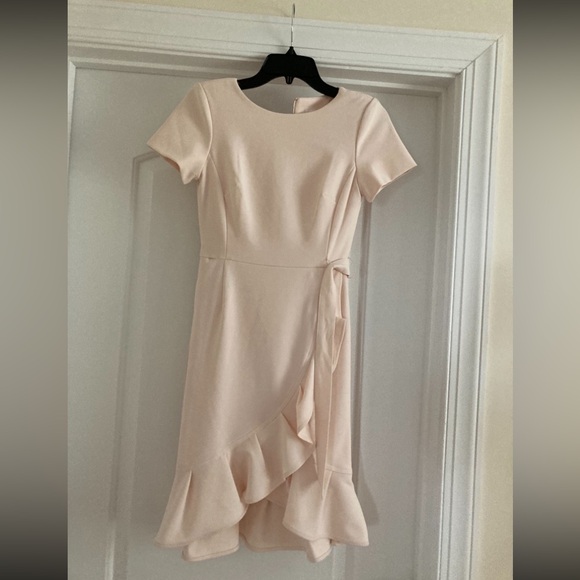 Calvin Klein Pink Ruffle Dress good condition - Picture 4 of 8